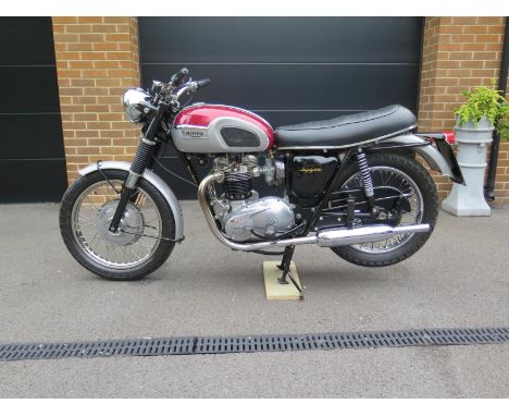 A 1969 Triumph Trophy Registration number UHY 564H Frame number 24249 Engine number 24249 V5C Original machine Restored by Mi