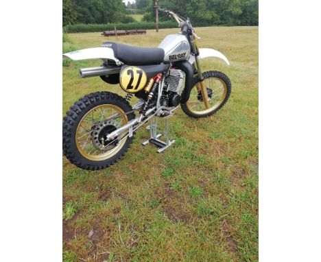 A 1982 Husqvarna 500 CR factory PrototypePurchased by the present owner in February 2013 as a wreck From a motorcycle salvage