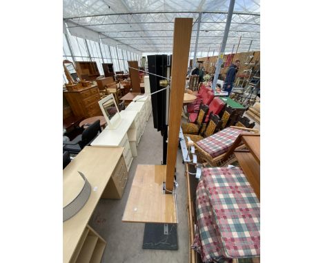 A MODERNIST EASEL SHAPED ILLUMIINATED HALL STAND 