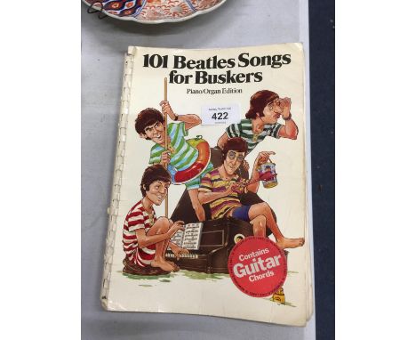 A QUANTITY OF SHEET MUSIC TO INCLUDE THE BEATLES SONGS FOR BUSKERS 