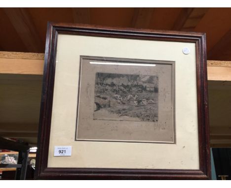 A FRAMED PRINT TITLED 'IM FOR IT' 
