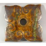 A LARGE CHINESE CARVED SOAPSTONE CARVING - 16CM.