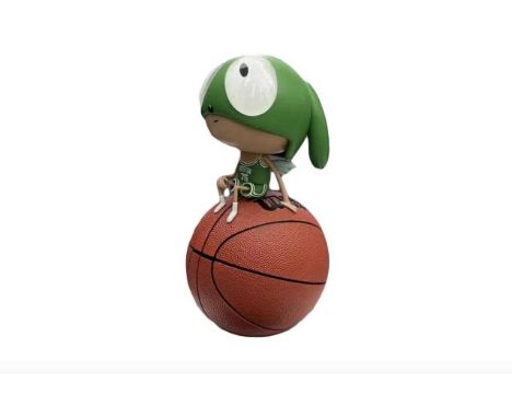 Edgar Plans (Spanish 1977-), 'Boston Celtics', 2023, mixed media, acrylic, crystal and polystone sculpture, from an edition o