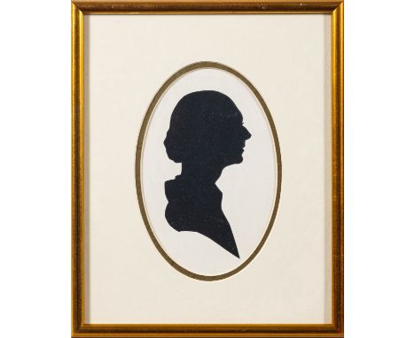 Joseph Le Gall, dit Job l'imagier de Locronan (French, 1907-1981) Portrait of a lady and a gentleman -
Pair of cut paper silh