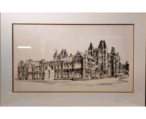 Royal Southern Hospital Liverpool  LIVERPOOL,E.Scott Jones 11/50, Limited edition print Framed glazed and mounted Frame size 