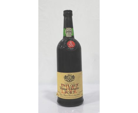 TAYLOR'S VINTAGE CHARACTER PORTWe estimate this bottle as being from the 1980's.  Taylor's Vintage Character Port.  70cl.  20