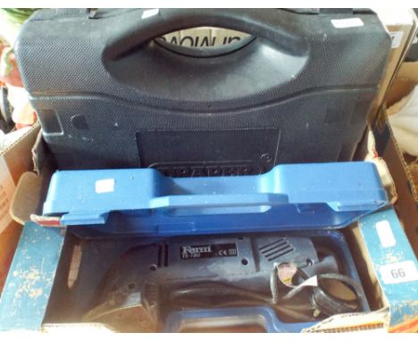 14.4V cordless drill and a Ferm sander 