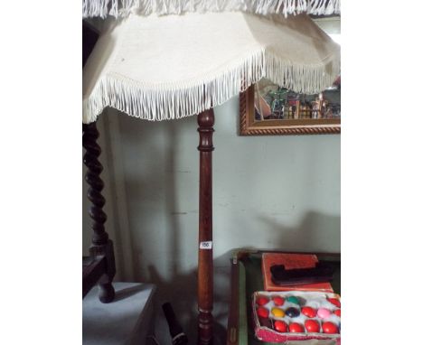 Oak standard lamp 