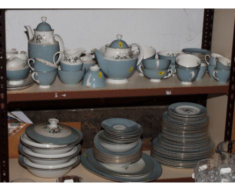 A Royal Doulton "Rose Elegans" part tea, coffee and dinner service, 100 pieces approx