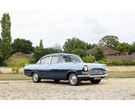 1960 Vauxhall PA Cresta Saloon Registration no. RPM 56 Chassis no. 101101•Iconic American-styled Vauxhall saloon•An older res