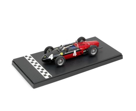 A 1:18 scale model of a Ferrari Tipo 156 F1 'Sharknose' by Exoto Models,released 2008 from the Grand Prix Classics range, met