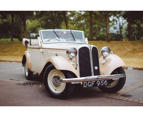 1936 Frazer Nash-BMW 315 Cabriolet Registration no. DGF 956 Chassis no. 68071•Present ownership for just over 10 years•Restor