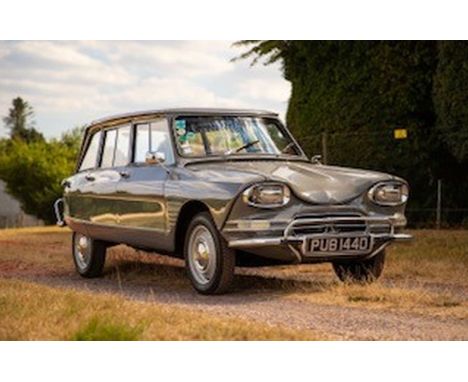 1966 Citroën  Ami 6 Break Estate Registration no. PUB 144D Chassis no. AM1319480 Engine no. 026700906•Upmarket 2CV derivative