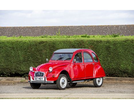 1984 Citroën 2CV Special Saloon Registration no. B167 MBY Chassis no. VF7AZKA00KA075926 Engine no. 0904029402•One of the 20th