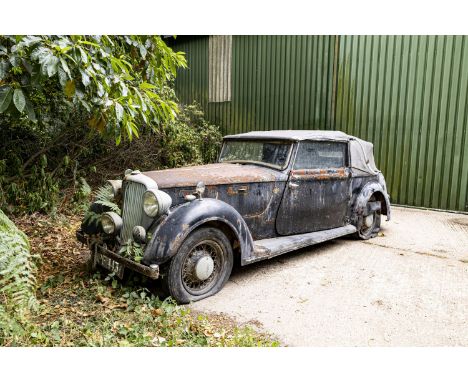 1939 Rover 'Twenty' Tickford Foursome Drophead Coupé Coachwork by Salmons &amp; Sons (Tickford) Registration no. HPF 443 Chas