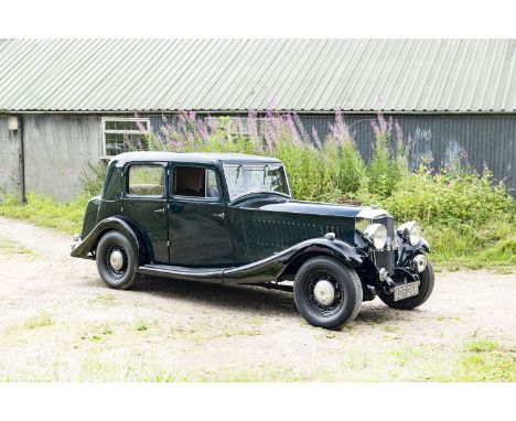1935 Railton Eight Special Saloon Coachwork by Carbodies Registration no. ADF 268 Chassis no. 543254 Engine no. 543554•One of