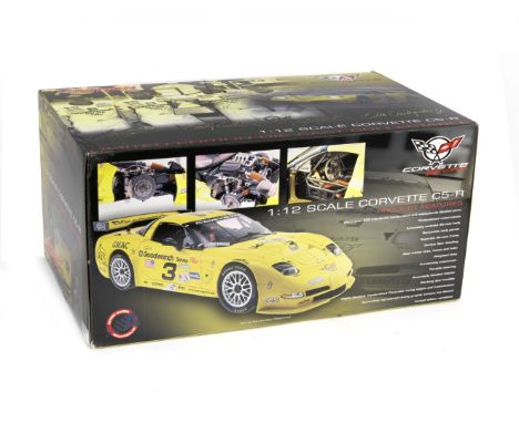 A boxed 1:12 scale limited edition 2001 Daytona Chevrolet Corvette C5-R die-cast model, by Action Collectables,Part No. 13121