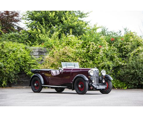 1933 Lagonda 16/80 T5 Tourer  Registration no. OJ 9865 Chassis no. S10381 Engine no. S2130• Formerly owned by Sgt Freddie Dix