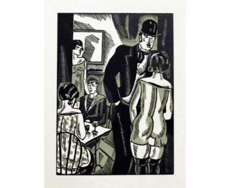 JACQUES, H. Peau de souris. Paris, Girard &amp; Bunino, (1926). W. 10 two-tone woodcuts in text and 2 fine tissue guarded etc