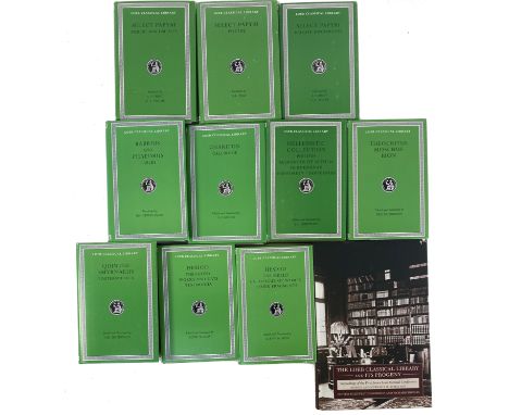 LOEB CLASSICAL LIBRARY -- HESIODUS. (Ed.) G.W. Most. 2018. 2 vols. -- SELECT PAPYRY. (Ed.) by A.S. Hunt, C.C. Edgar &amp; D.L