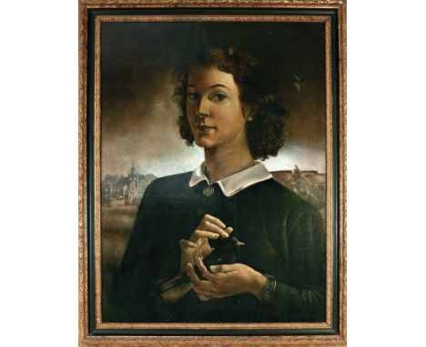 DOEVE, Josef Ferdinand ('Eppo') (1907-1981). Portrait of Tinnie van der Elzen (1911-1999), the artist's first wife. (1940). O