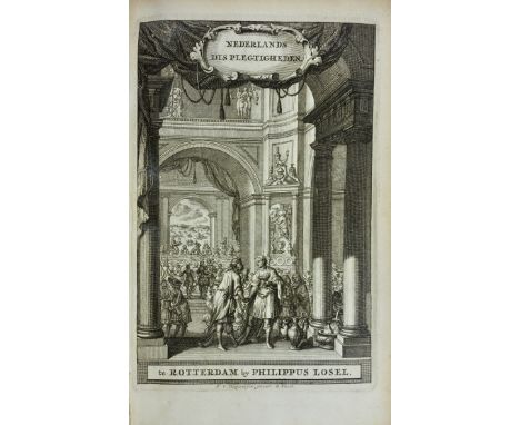 ALKEMADE, K. v. &amp; P. v.d. SCHELLING. Nederlands displegtigheden, vertoonende de plegtige gebruiken [en misbruik] aan den 