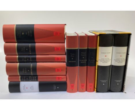 EVERYMAN'S LIBRARY. 11 vols. from the series. (1992-2010). Ocl. w. dust-j. NOTE:I.a.: VASARI, G. Lives of the painters, sculp