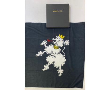 GENERAL IDEA. (Bronson, AA, Felix Partz &amp; Jorge Zontal). -- GHENT SCARF. 'The Poodle never begs except for meaning'. Ghen