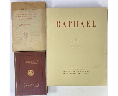 NOGARA, B., (introd.). Raphael. Stanza della segnatura. 1950. W. 32 cold. &amp; 6 monochrome plates. Lge-fol. Loose as issued