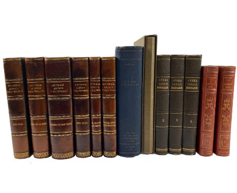 THOMAS AQUINAS. Summa theologica. Ordinis praedicatorum (…) a Leone XIII P. M. Ed. 2a Romana. 1894. 6 vols. Fine h. mor. w. d