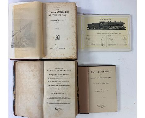 WOOD, N. A practical treatise on rail-roads, and interior communication in general. 1st American, from the 2nd English ed. Ph