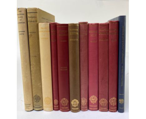 EURIPIDES. Alcestis - Andromache - Bacchae. 2nd ed. - Electra - Helen - Ion - Iphigenia in Tauris - Medea - Ed. w. introd. &a