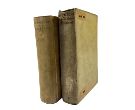 (HEUSSEN, H. v.). Oudheden en gestichten van Delft en Delfland, mitsg. van 's Gravenhage. Uyt het Latijn vert., en met aantek