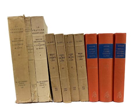 AUDIN, M. Histoire de l'imprimerie par l'image. L'histoire et la technique. 1928-1929. 4 vols. W. num. tipped-in (col.) plate