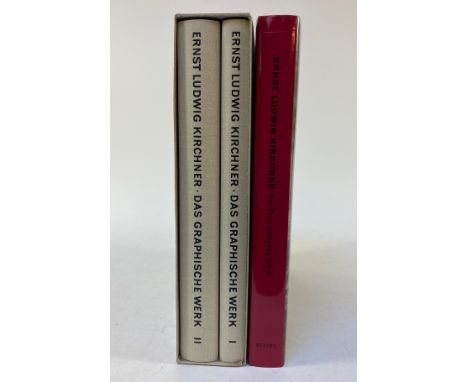 KIRCHNER -- DUBE, A. &amp; W.-D. E.L. Kirchner: Das graphische Werk. 3. Aufl. München, (1991). 2 vols. 1 text- &amp; 1 plate-