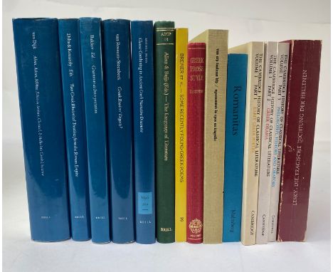 DIJK, J.G.M. v. Ainoi, logoi, mythoi. Fables in Archaic, classical, &amp; Hellenistic Greek literature. W. a study of the the