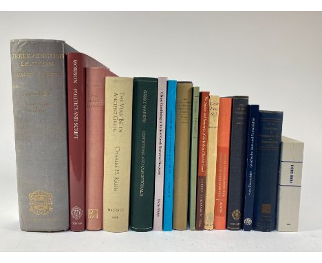 KAHN, C.H. The verb 'be' in ancient Greek. (2003). Ocl. -- H.G. LIDDELL &amp; R. SCOTT. A Greek-English lexicon. New ed. rev.