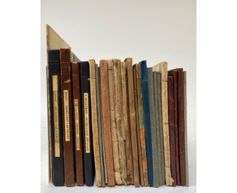 COLLECTION of 25 Dutch plays. Published between 1685-1809. 25 vols. (incl. 1 duplicate). Dif. sizes. Old wrps. (20) &amp; bou