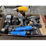 Lot Comprising Assorted Cordless Tools from TRUMPF, PANASONIC and SUMOKE w/ Chargers and Spare