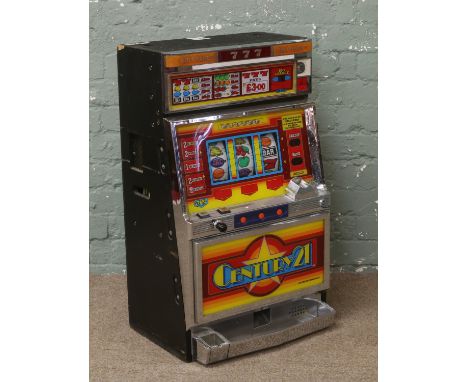 A vintage Century 21 slot machine by Electrocoin Automatics Limited.