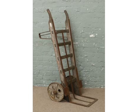 A vintage slingsby sack barrow.