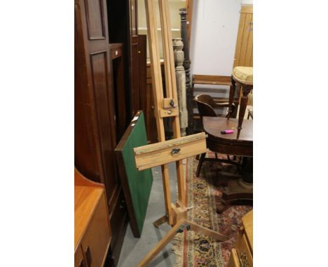 An artist's full-size studio easel 
