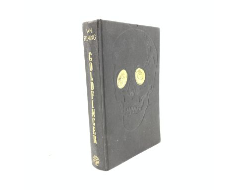 Ian Fleming - ' Goldfinger', first edition and first state in original black boards with skull and gilt 'coin' eyes published