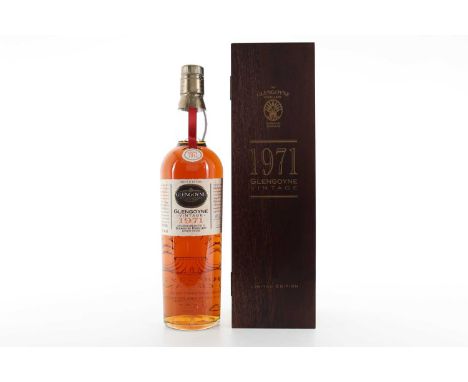 GLENGOYNE 1971 VINTAGE HIGHLAND SINGLE MALT  Bottle Number: 410 / 210048.5% ABV / 70cl   Founded in 1833, Glengoyne distiller