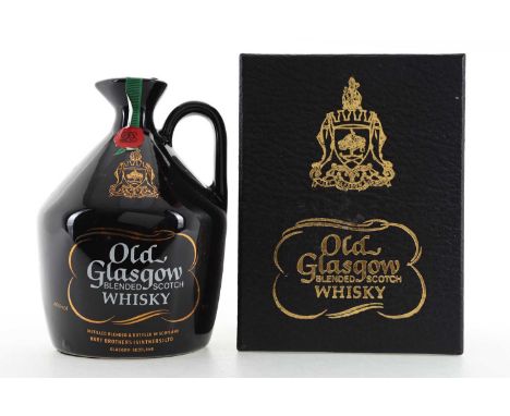 HART BROTHERS OLD GLASGOW CERAMIC DECANTER 75CL BLENDED WHISKY 40% ABV / 75cl