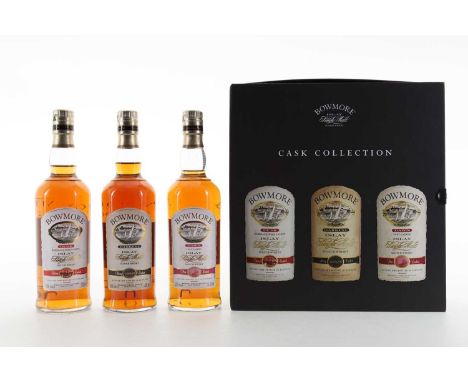 BOWMORE CASK COLLECTION (3 X 20CL) ISLAY SINGLE MALT  Dawn - 51.5% ABV / 20clDusk - 50% ABV / 20clDarkest - 43% ABV / 20cl  S