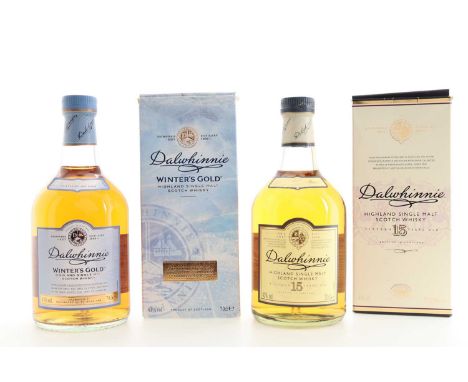 DALWHINNIE 15 YEAR OLD AND WINTER'S GOLD HIGHLAND SINGLE MALT Each 43% / 70clQty: 2Dalwhinnie is the highest distillery in Sc