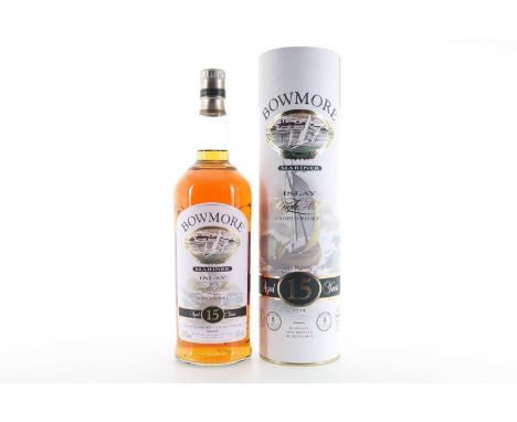 BOWMORE 15 YEAR OLD MARINER 1L ISLAY SINGLE MALT  43% ABV / 1L  Sat on the picturesque shore of Loch Indaal, Bowmore is a dis