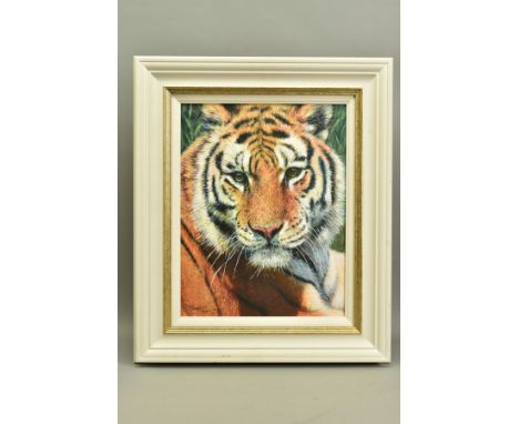 TONY FORREST (BRITISH 1961) 'WILD THING' A signed limited edition print of a tiger, 25/195 with certificate, approximate size
