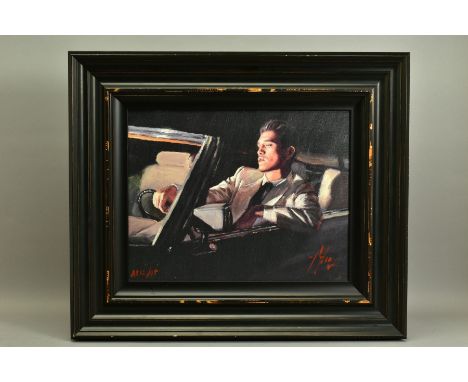 FABIAN PEREZ (ARGENTINA 1967) 'LATE DRIVE II', a male figure in a convertible car, signed artist proof edition print, 12/15 w